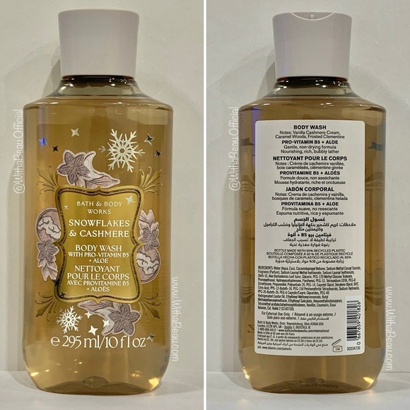 Bath & Body Works Body Wash - Snowflakes & Cashmere - Picture 4 of 6